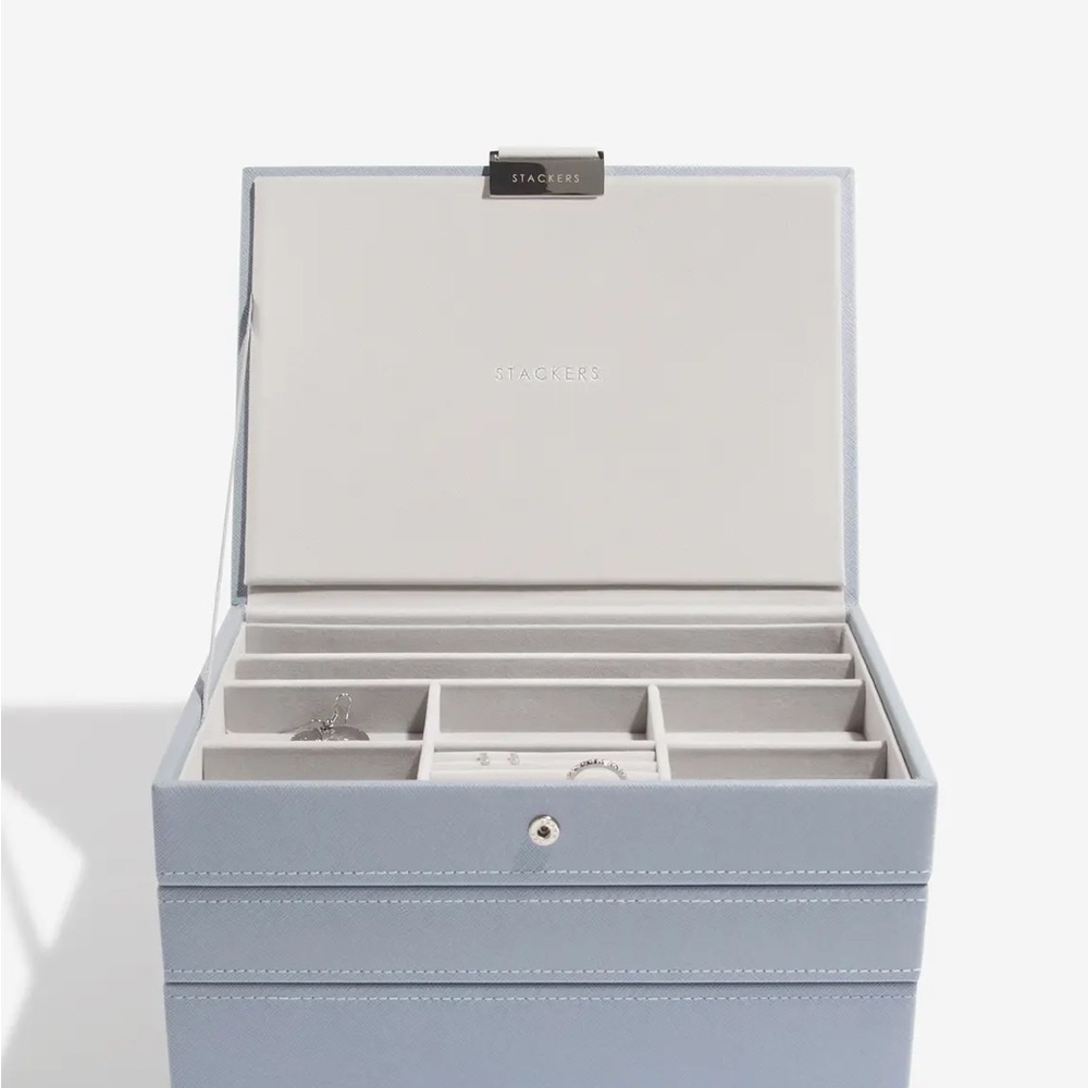 Stackers | Dusky Blue Jewelry Box